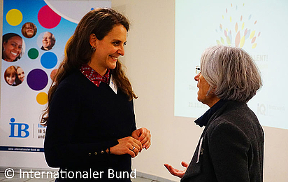 Juliane Firlus von der Koordination des IQ Netzwerks Hessen