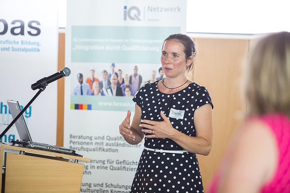 Fachvortrag von Dr. Maya Stagge beim 3. IQ Praxistag Pflege