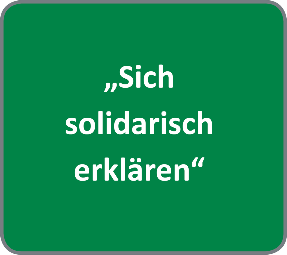 Qualifizierungsmodul "Sich solidarisch erklären"