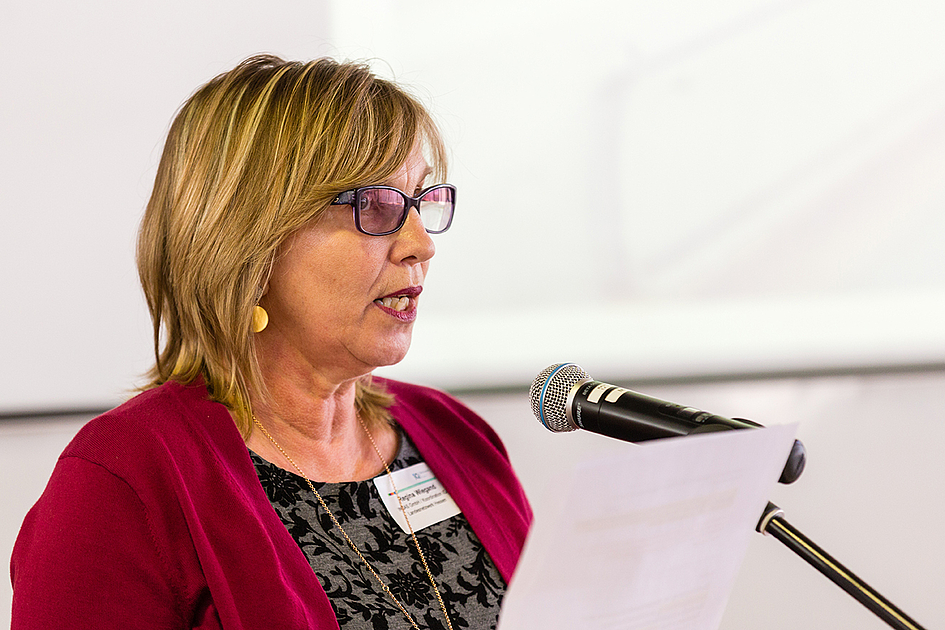 Regina Wiegand von der Koordination des IQ Landesnetzwerks Hessen