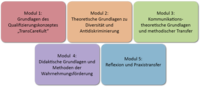 Module der Weiterbildung von TransCareKult