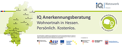 Titelbild der neuen Facebook-Seite der Anerkennungsberatung des IQ Netzwerks Hessen