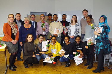 Abschlussfeier des IQ Teilprojekts First Step in Gießen
